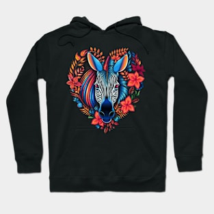 Zebra Valentine Day Hoodie